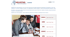 Desktop Screenshot of helvetas-ks.org